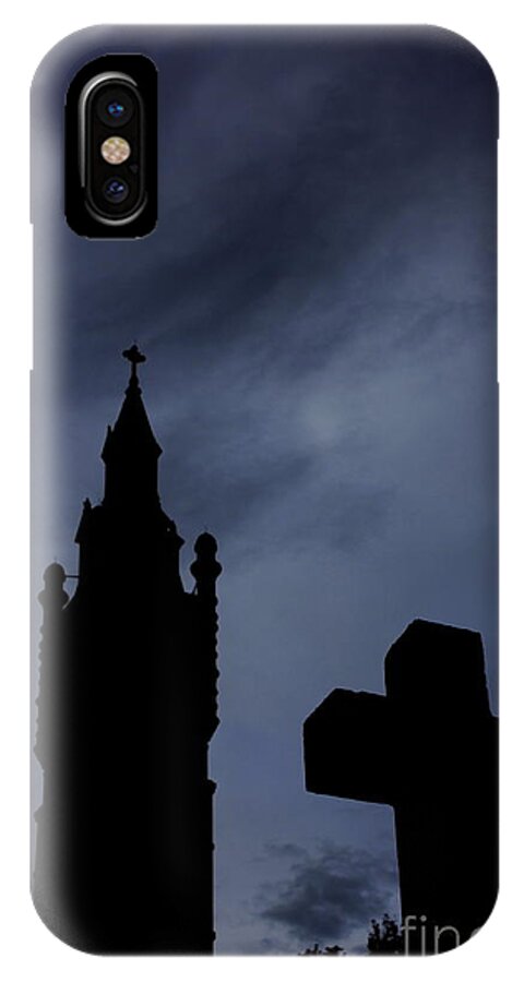 Silhouette iPhone X Case featuring the photograph Silhouette of St. Joseph by Brook Steed