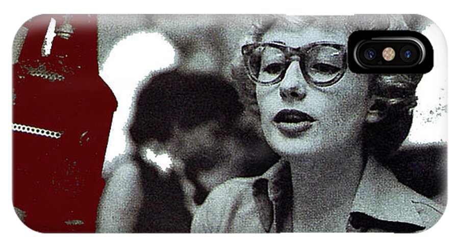 Singer Pianist Blossom Dearie No Known Date iPhone X Case featuring the photograph Singer pianist Blossom Dearie no known date by David Lee Guss