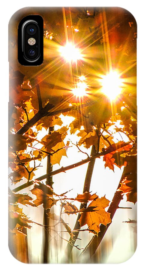 Dawn iPhone X Case featuring the photograph Solar Blast by Glenn Feron