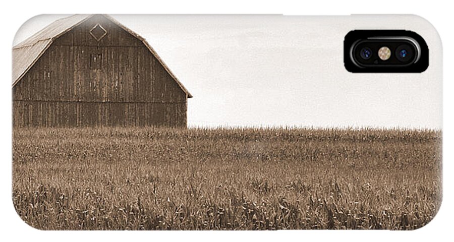 Barn iPhone X Case featuring the photograph Solitary by Andrea Platt