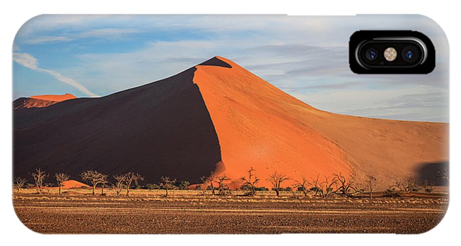 Namibia iPhone X Case featuring the photograph Sossusvlei Park Sand Dune by Gregory Daley MPSA