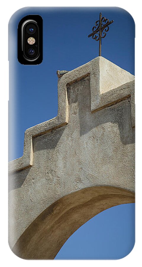 Arizona iPhone X Case featuring the photograph Spanish Cross by Randy Green