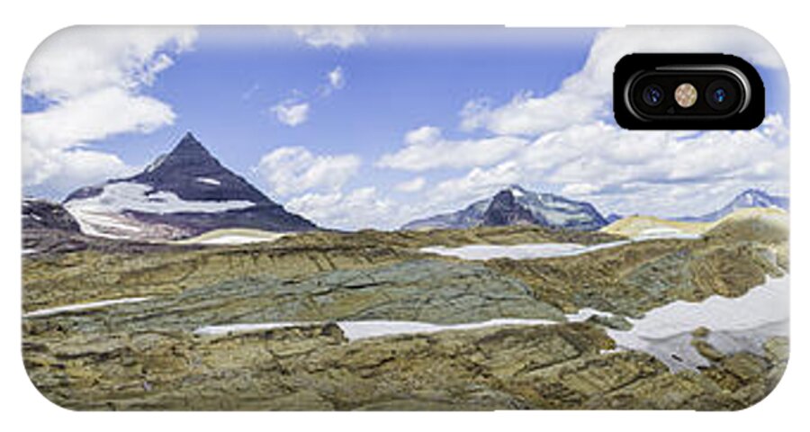 Alex Blondeau iPhone X Case featuring the photograph Sperry Glacier Basin by Alex Blondeau