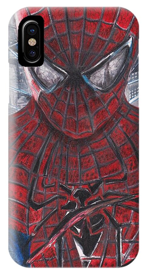 Spiderman iPhone X Case by Adrian Casanova - Fine Art America