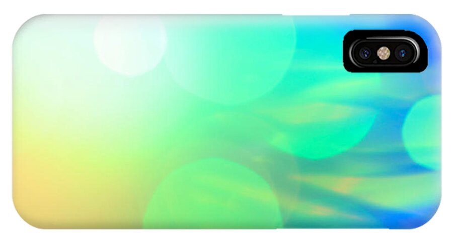 Abstract iPhone X Case featuring the photograph Spirit in the Sky by Dazzle Zazz
