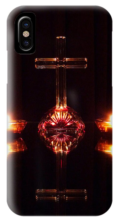 Christian iPhone X Case featuring the photograph Spiritual Reflection by Jim Whalen