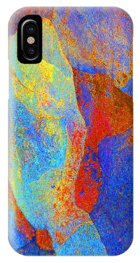 Bark iPhone X Case featuring the photograph Spring Eucalypt Abstract 13 by Margaret Saheed