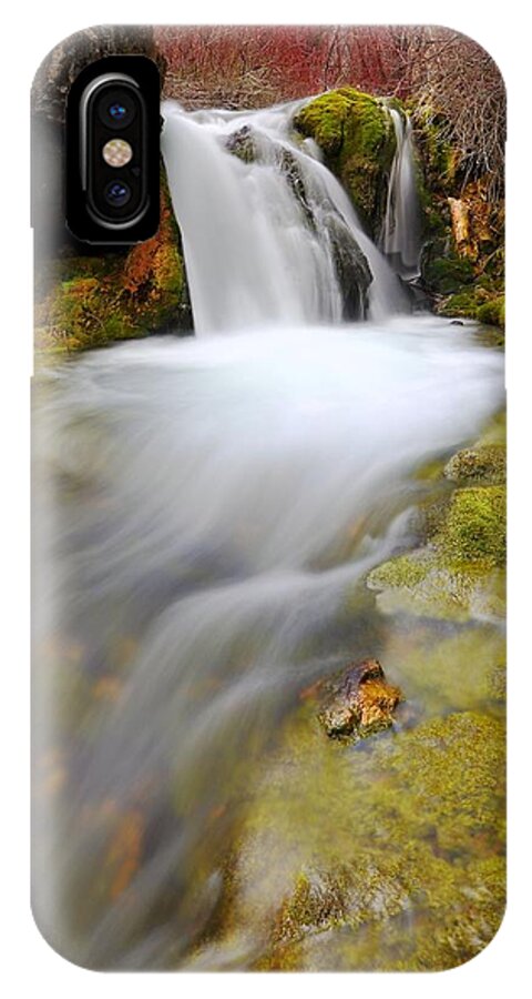 Landscape iPhone X Case featuring the photograph Spring Falls by David Andersen