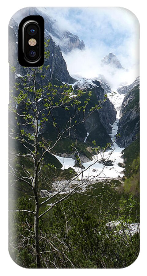 Brenta iPhone X Case featuring the photograph Springtime - Brenta Dolomites by Phil Banks