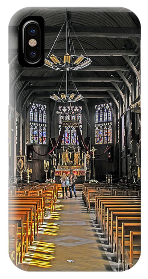 Travel iPhone X Case featuring the photograph St. Catherine's of Honfleur by Elvis Vaughn