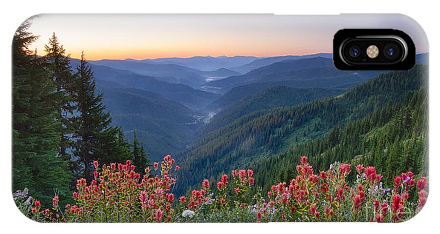 Idaho iPhone X Case featuring the photograph St. Joe Wildflowers by Idaho Scenic Images Linda Lantzy