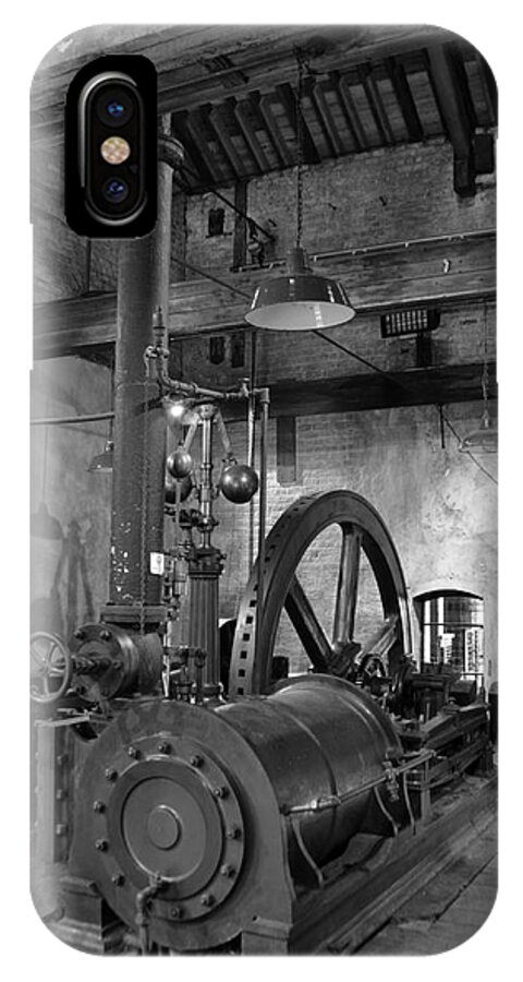 Steam Engine iPhone X Case featuring the photograph Steam engine at Locke's Distillery by RicardMN Photography