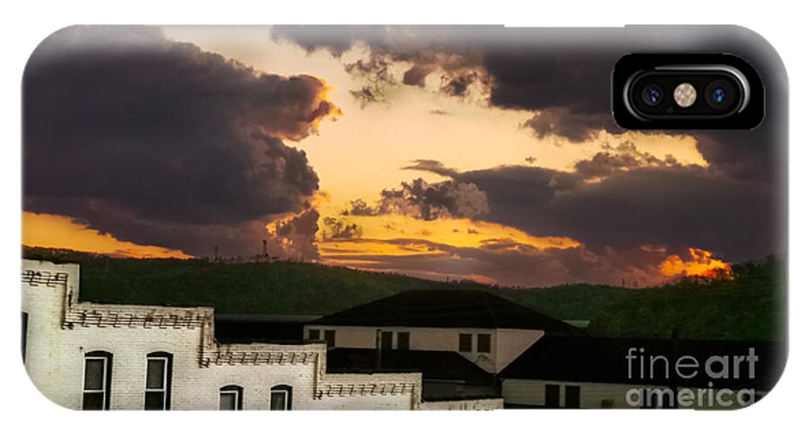 Cloudscape iPhone X Case featuring the photograph Beautiful Clouds by Charlie Cliques