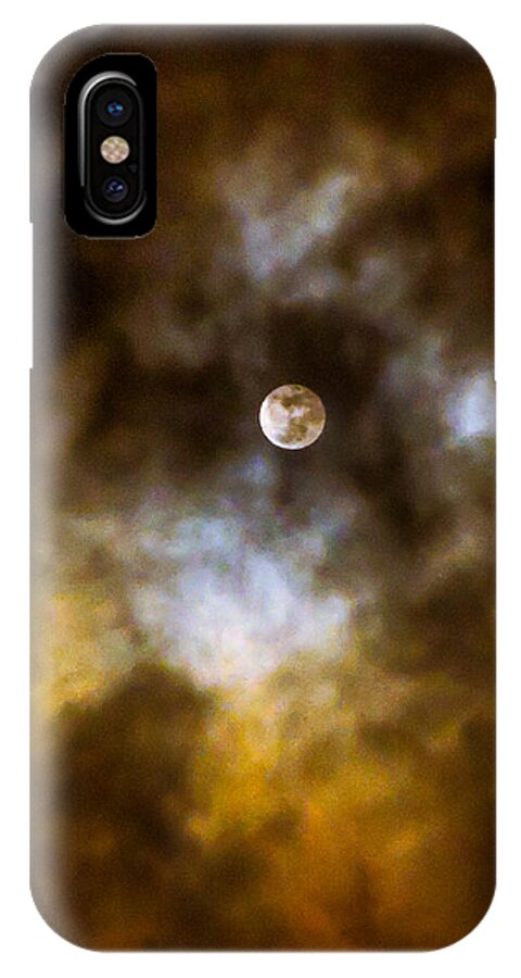 Moon iPhone X Case featuring the photograph Still Moon by Glenn Feron