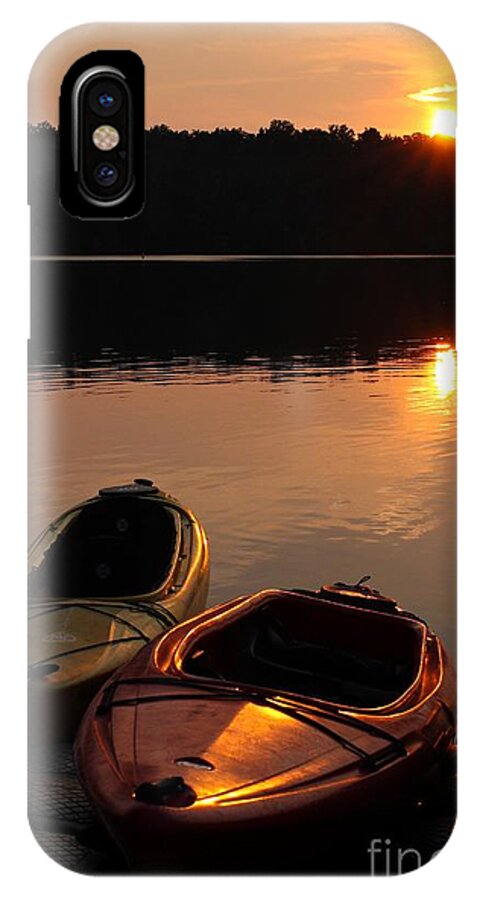 Lake iPhone X Case featuring the photograph Still Waters by Geri Glavis