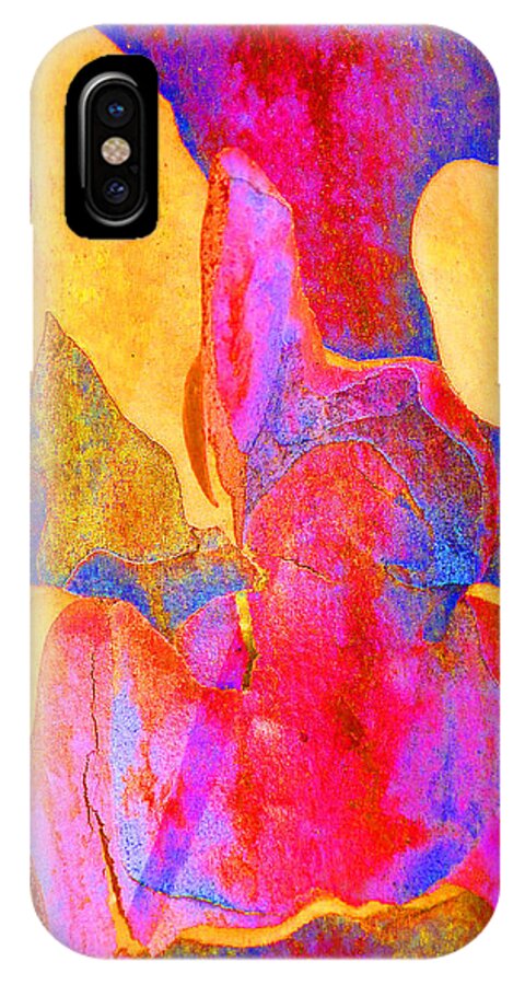 Eucalypt iPhone X Case featuring the photograph Summer Eucalypt Abstract 24 by Margaret Saheed