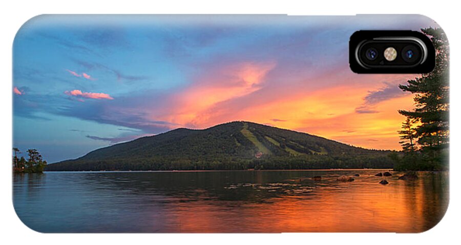 Shawnee Peak iPhone X Case featuring the photograph Summer Sunset at Shawnee Peak by Darylann Leonard Photography