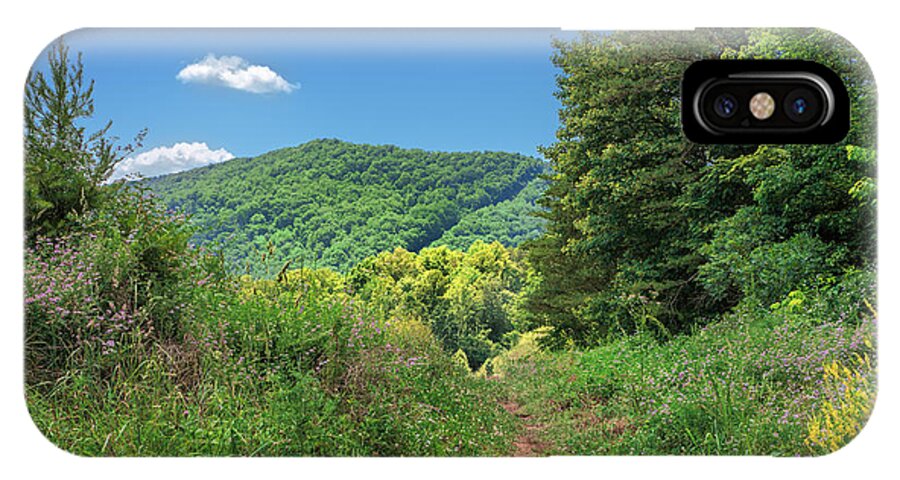 Cumberland Gap National Historical Park iPhone X Case featuring the photograph Summertime trail at the Gap by Mary Almond