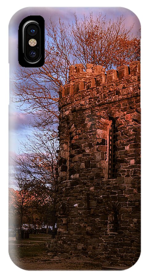 Castles iPhone X Case featuring the photograph Sundown at Rhineland Castle by Glenn Feron