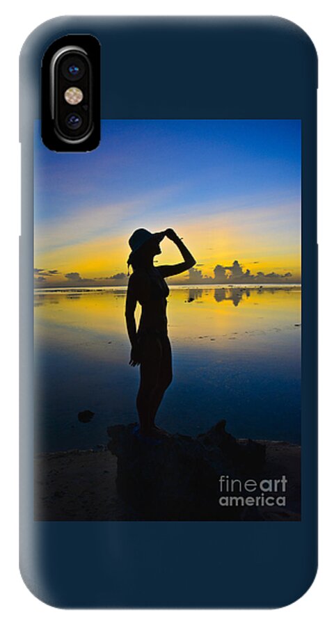 Sunset iPhone X Case featuring the photograph Sunset Beauty by Tim Rock