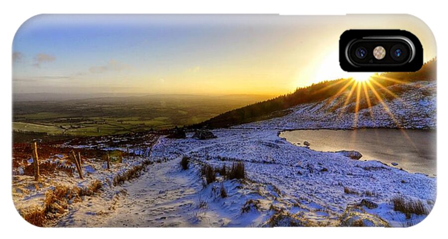 Sunrise iPhone X Case featuring the photograph Sunshine and Snow by Joe Ormonde