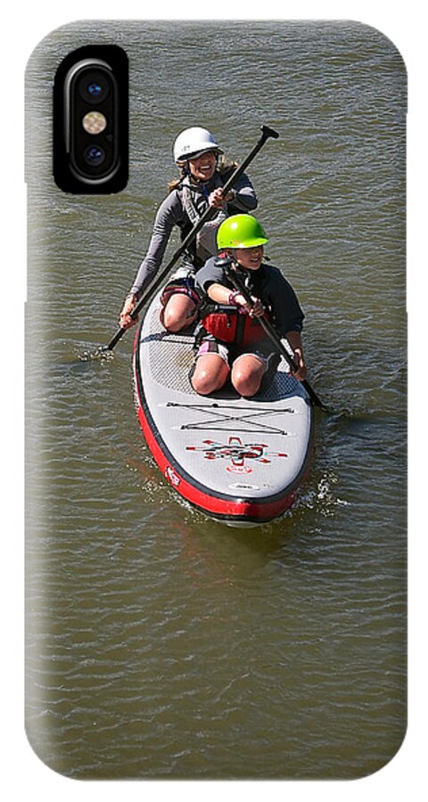 Sup iPhone X Case featuring the photograph SUP Team by Britt Runyon
