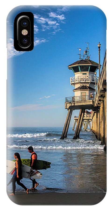 Water iPhone X Case featuring the photograph Surf's up by Tammy Espino