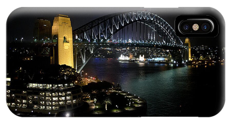 Sydney Harbour Bridge iPhone X Case featuring the photograph Sydney Harbour Bridge by Bob VonDrachek