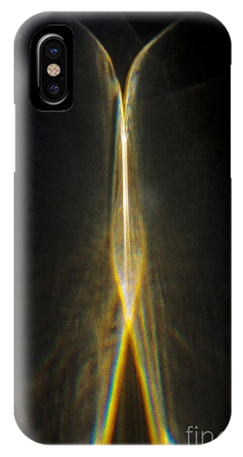 Writing With Light iPhone X Case featuring the photograph Synergy by Casper Cammeraat