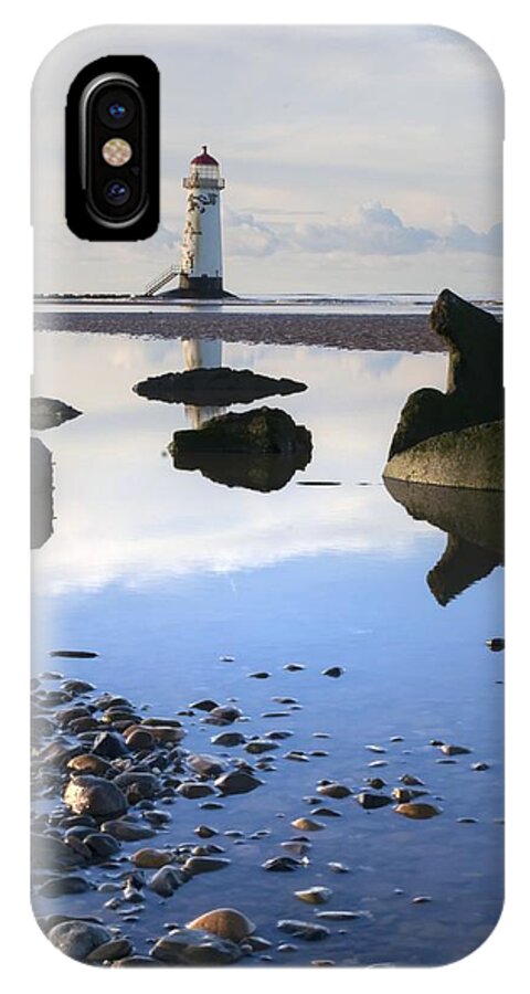 Talacer iPhone X Case featuring the photograph Talacer abandoned lighthouse by Spikey Mouse Photography