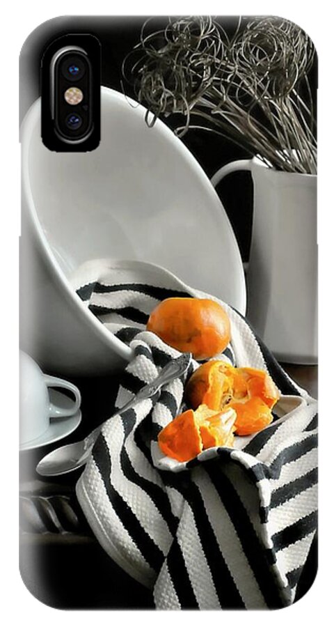 Still Life iPhone X Case featuring the photograph Tangerines by Diana Angstadt