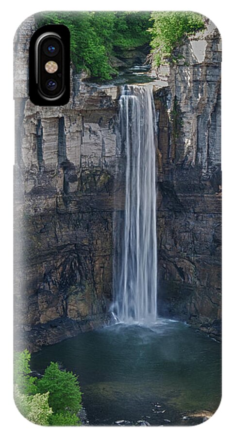 Water iPhone X Case featuring the photograph Taughannock Falls 0453 by Guy Whiteley