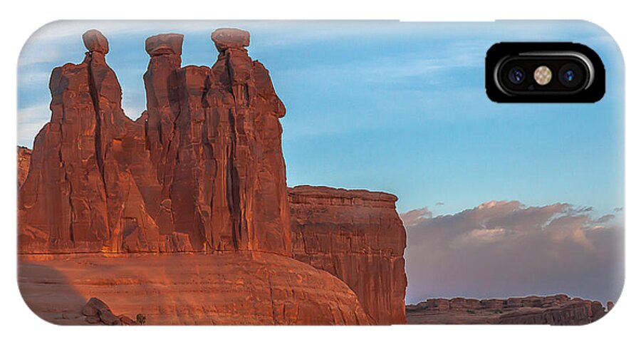 Southwest iPhone X Case featuring the photograph The 3 Gossips by Tim Bryan