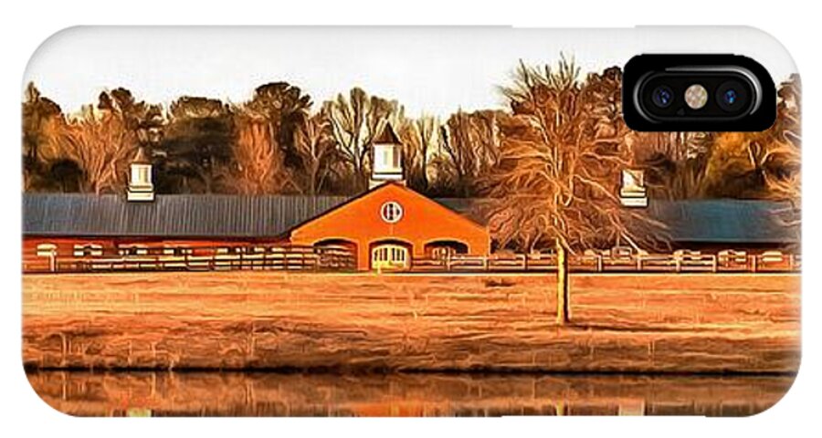 The Barn iPhone X Case featuring the photograph The Barn by CarolLMiller Photography