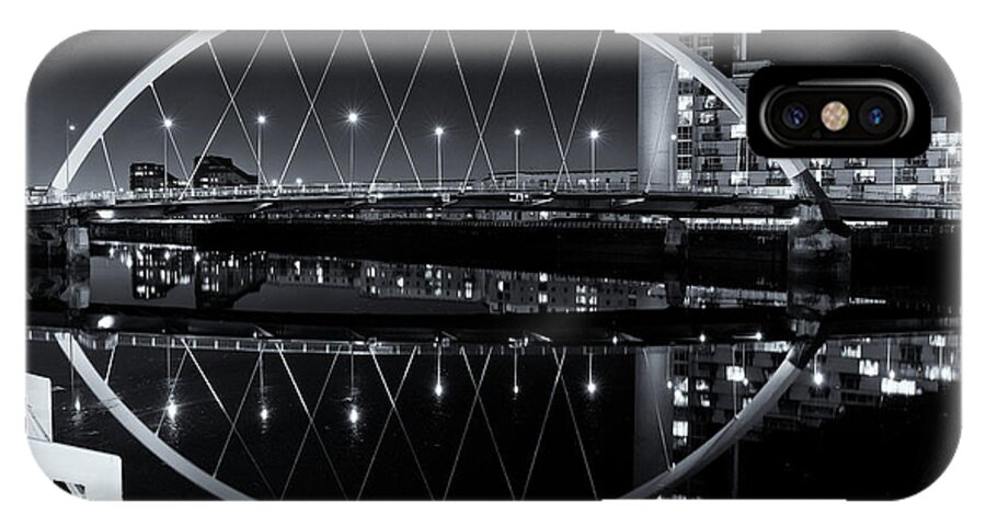 Cityscape iPhone X Case featuring the photograph The Clyde Arc by Stephen Taylor
