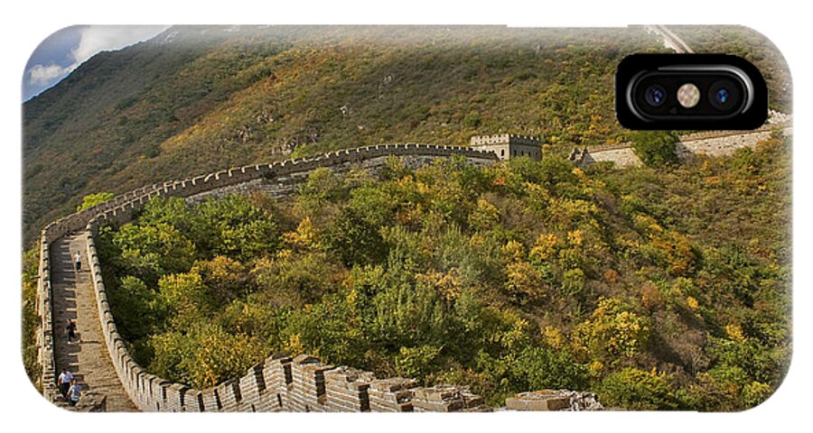 Great Wall Of China iPhone X Case featuring the photograph The Great Wall Of China At Mutianyu 2 by Hany J