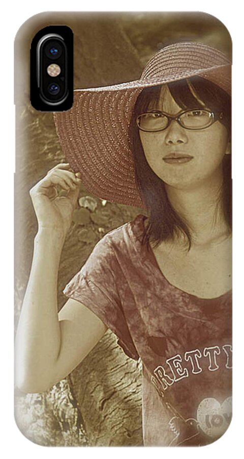 Girl iPhone X Case featuring the photograph The Japanese girl by Tim Ernst