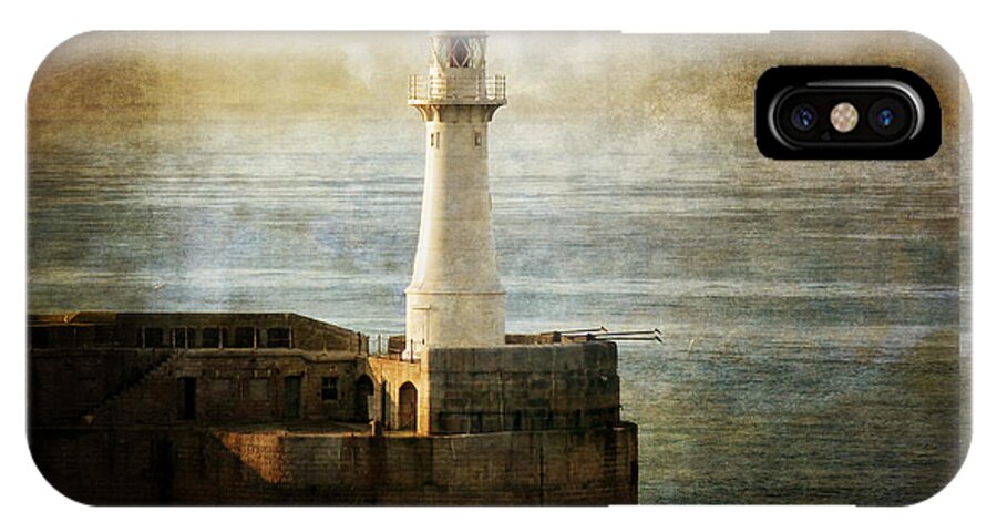 Lighthouse iPhone X Case featuring the photograph The Lighthouse by Lucinda Walter
