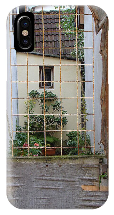 Old Door iPhone X Case featuring the photograph Memories Made Beyond This Old Door by Rick Rosenshein