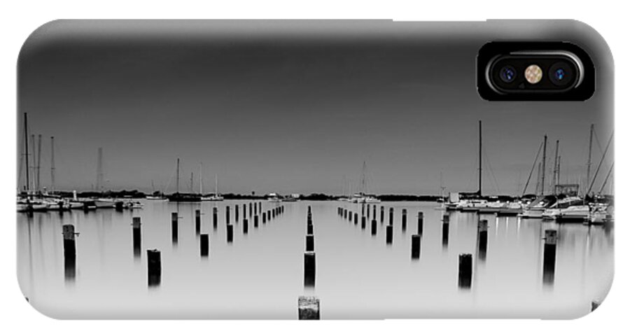 Harbor iPhone X Case featuring the photograph The pier by Tin Lung Chao