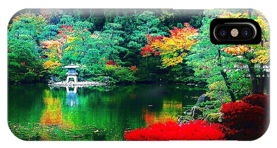 Pond iPhone X Case featuring the digital art The Pond by Tim Ernst