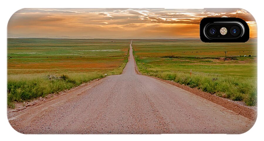 Pawnee National Grasslands iPhone X Case featuring the photograph The Road Less Traveled by Teri Virbickis