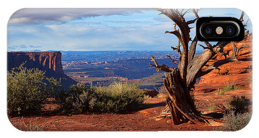 Canyonlands iPhone X Case featuring the photograph The Watchman by Jim Garrison