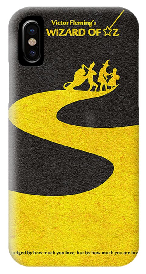 The Wizard Of Oz iPhone X Case featuring the digital art The Wizard of Oz by Inspirowl Design