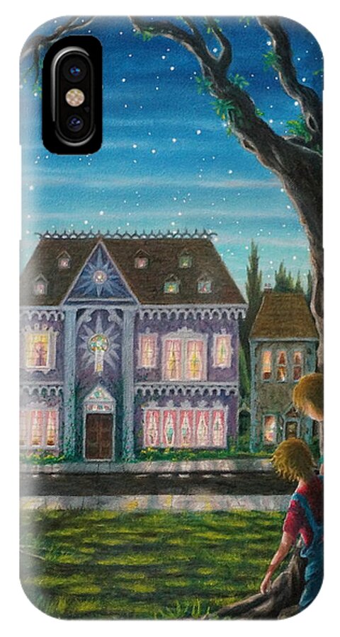 House iPhone X Case featuring the painting There is a house in New Orleans by Matt Konar