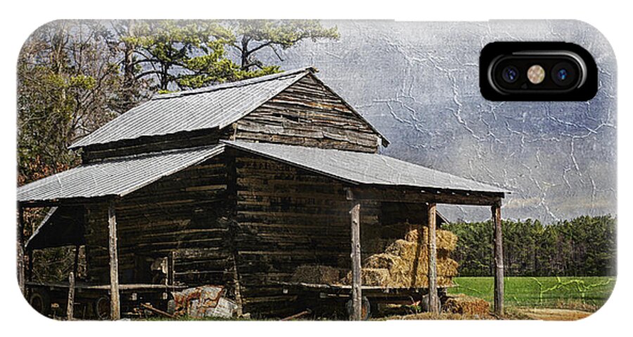 North Carolina iPhone X Case featuring the photograph Tobacco Barn in North Carolina by Benanne Stiens