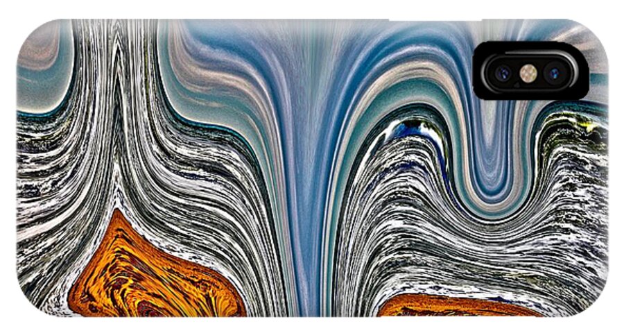 Waves iPhone X Case featuring the photograph Tone Poem by Nick David