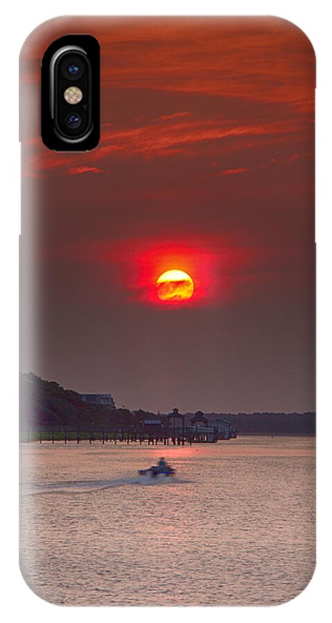 Sun iPhone X Case featuring the photograph Toward an Angry Sun by Alan Raasch