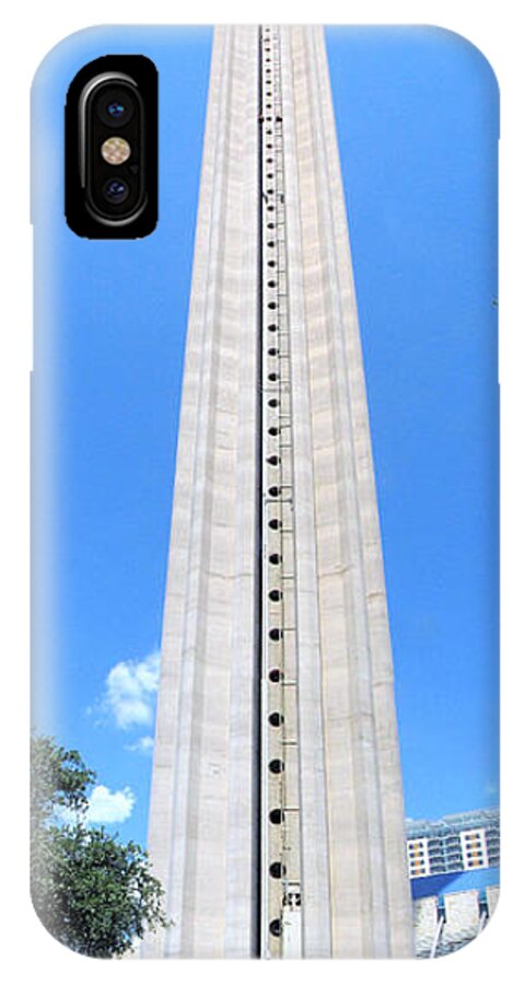 Tower Of The Americas iPhone X Case featuring the photograph Tower of the Americas by C H Apperson
