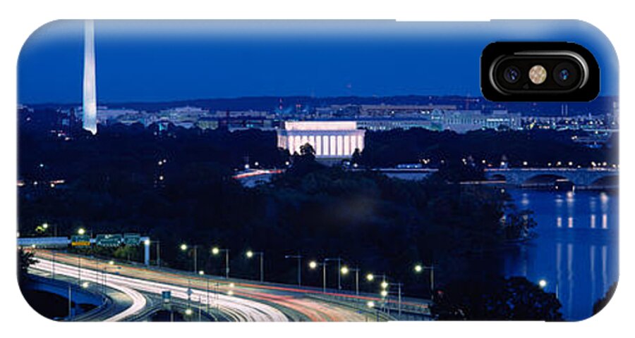 Photography iPhone X Case featuring the photograph Traffic On The Road, Washington by Panoramic Images